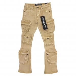 VALABASAS / "STRIKE" STACKED FLARE JEAN