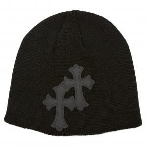 ADVANCE / CROSS LEATHER BEANIE 2