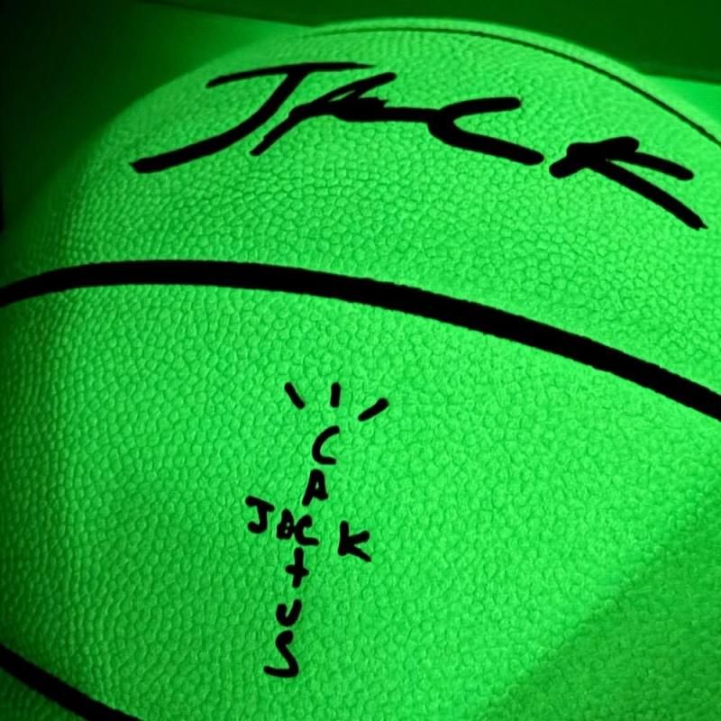 CACTUS JACK / CJ SMILEY GLOW IN THE DARK BASKETBALL - GANGSTA