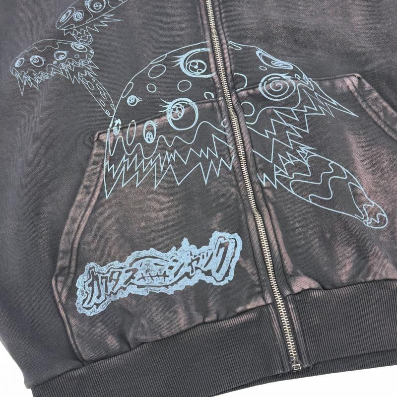 CACTUS JACK × FRAGMENT × TAKASHI MURAKAMI / REBORN ZIP HOODIE