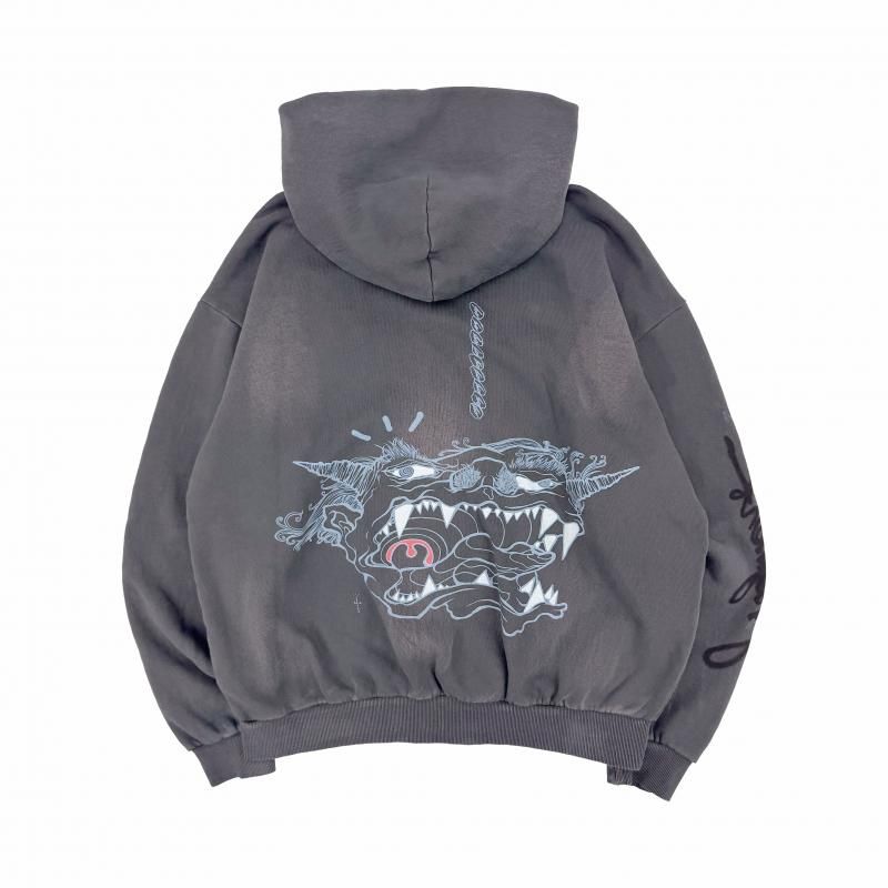 CACTUS JACK × FRAGMENT × TAKASHI MURAKAMI / REBORN ZIP HOODIE