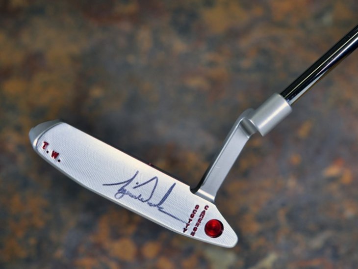 スコッティキャメロン ツアーパター Made for Tiger Woods Tour GSS Newport II with rare  vertical stamping