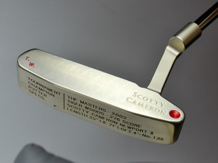 スコッティキャメロン 2002 MASTERS CHAMPION TIGER WOODS PUTTER