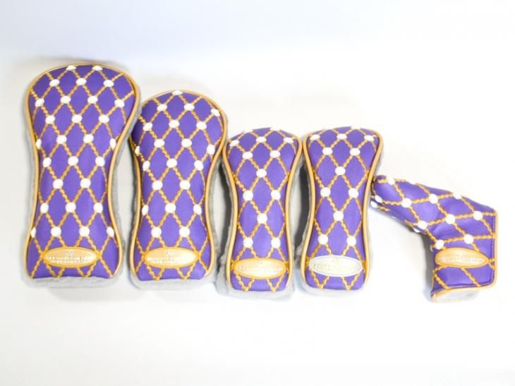 <img class='new_mark_img1' src='https://img.shop-pro.jp/img/new/icons20.gif' style='border:none;display:inline;margin:0px;padding:0px;width:auto;' />スコッティキャメロン ヘッドカバー ギャラリー限定 Purple Princess ヘッドカバーセット