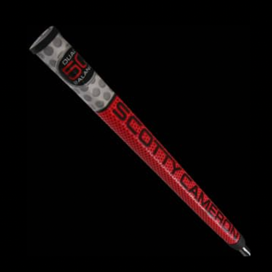 スコッティキャメロン グリップ デュアルバランス [ブラック×レッド×ゴールド] DUAL BALANCE GRIP - BLACK RED GOLD