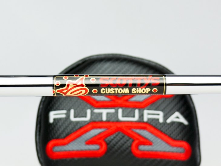 スコッティキャメロン カスタムパター FUTURA X5 The Art Black Finish Red & Gold ショートネック