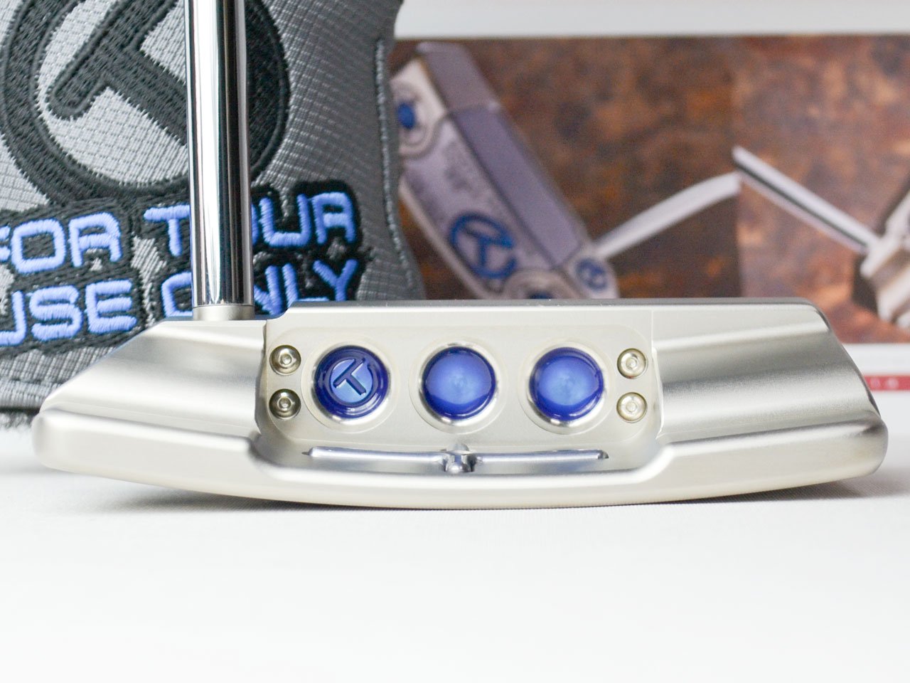 スコッティキャメロン ツアーパター Tour Concept M2 SSS Blue with 20g circle T weights