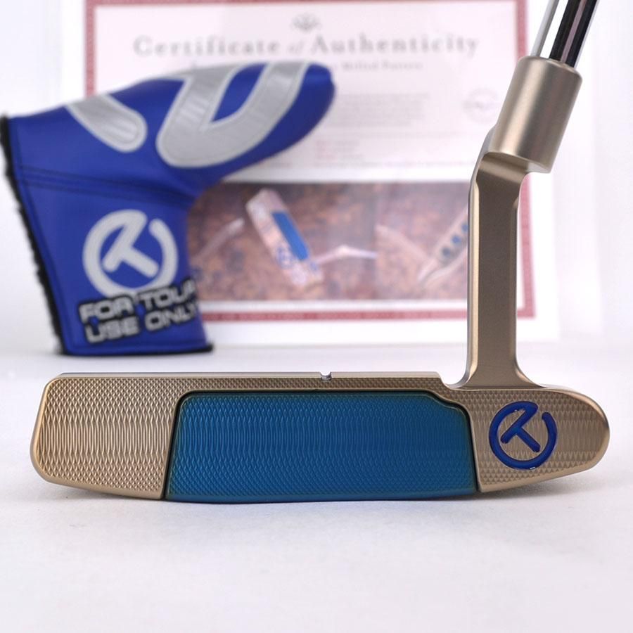 スコッティキャメロン ツアーパター CONCEPT 1 SSS Chromatic Bronze with an experimental Blue SSS insert & Topline