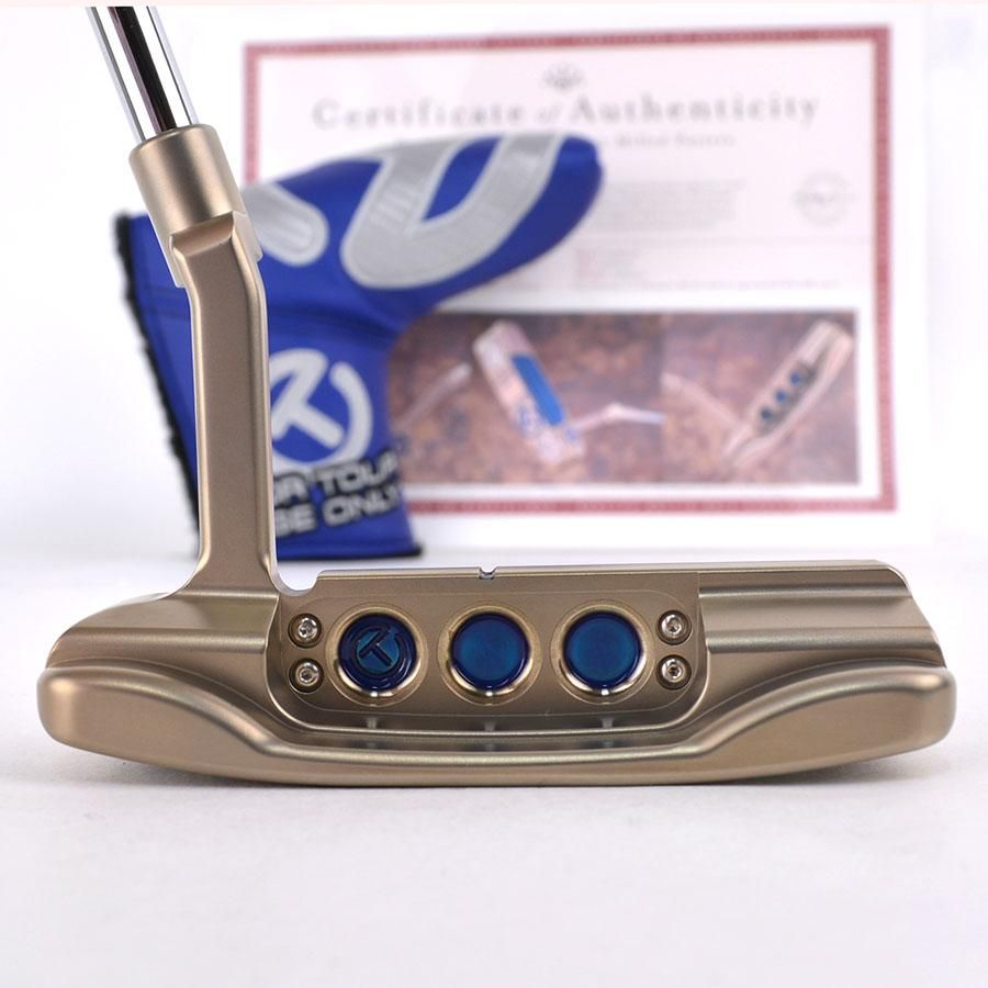 スコッティキャメロン ツアーパター CONCEPT 1 SSS Chromatic Bronze with an experimental Blue SSS insert & Topline