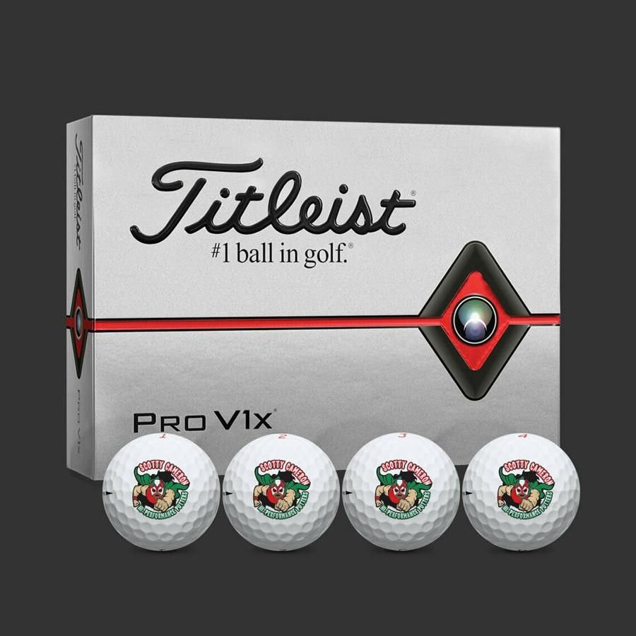 スコッティキャメロン ゴルフボール Titleist Pro V1x Luchador