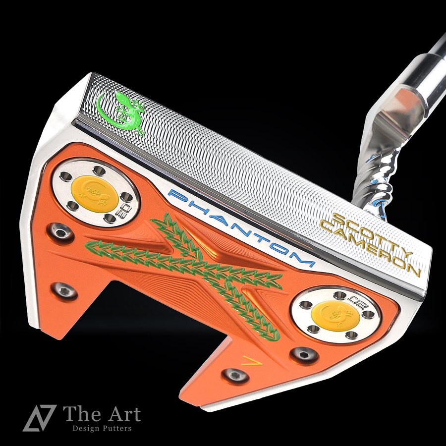 スコッティキャメロン (SCOTTY CAMERON) 2022 ファントムX7 [Lucky Gecko] Ver.S プラチナシャインメッキ  ツイストネック