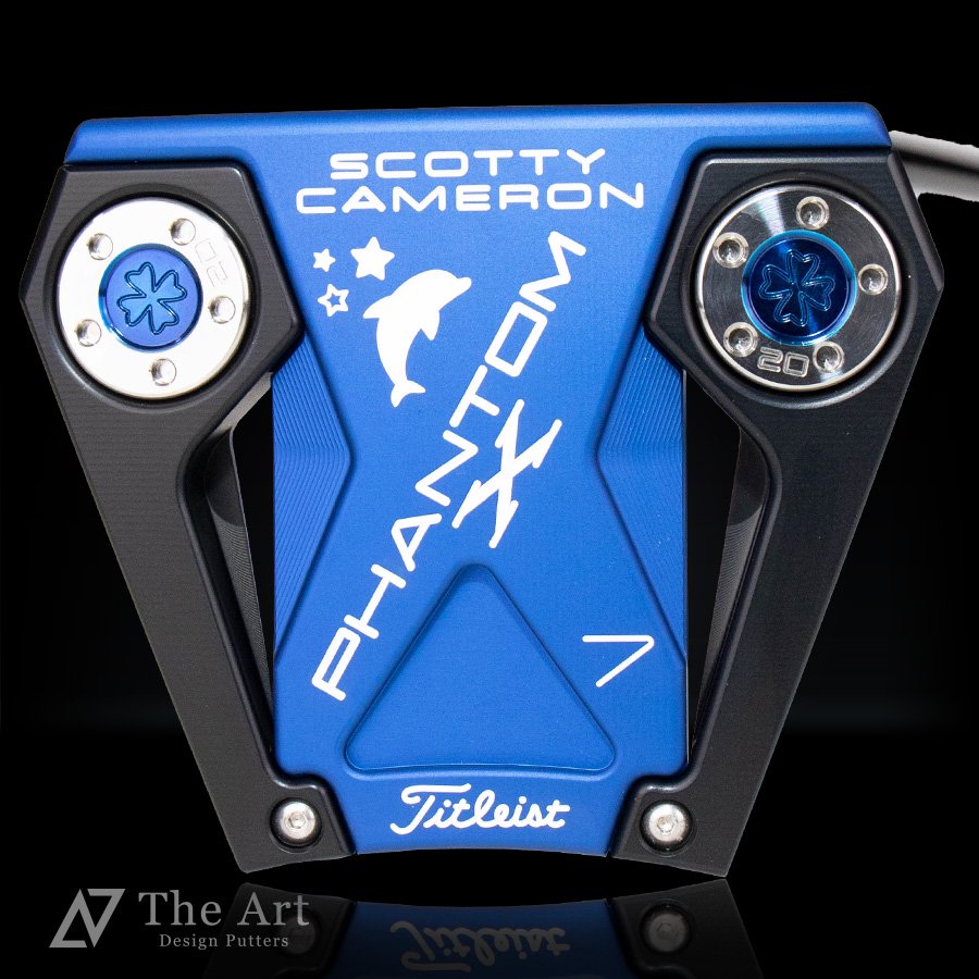 スコッティキャメロン (SCOTTY CAMERON) 2019 ファントムX7 [Lucky Dolphin] ブルーアルマイト