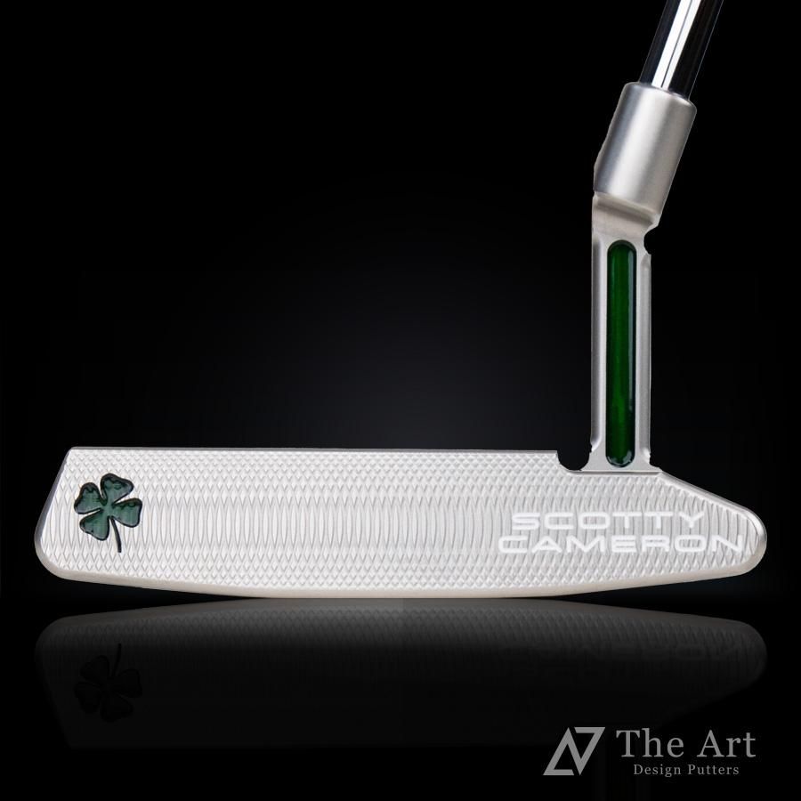 スコッティキャメロン (SCOTTY CAMERON) 2023 スーパーセレクト ニューポート2 [Lucky Clover] ver.S  クリアグリーン