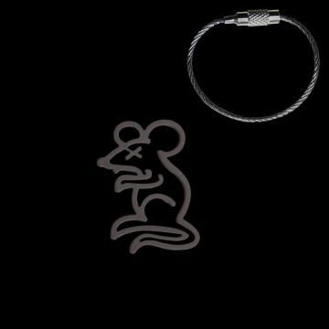 スコッティキャメロン ギャラリー限定 サークルT ツアーラットクッキーカッター キーホルダー グレー