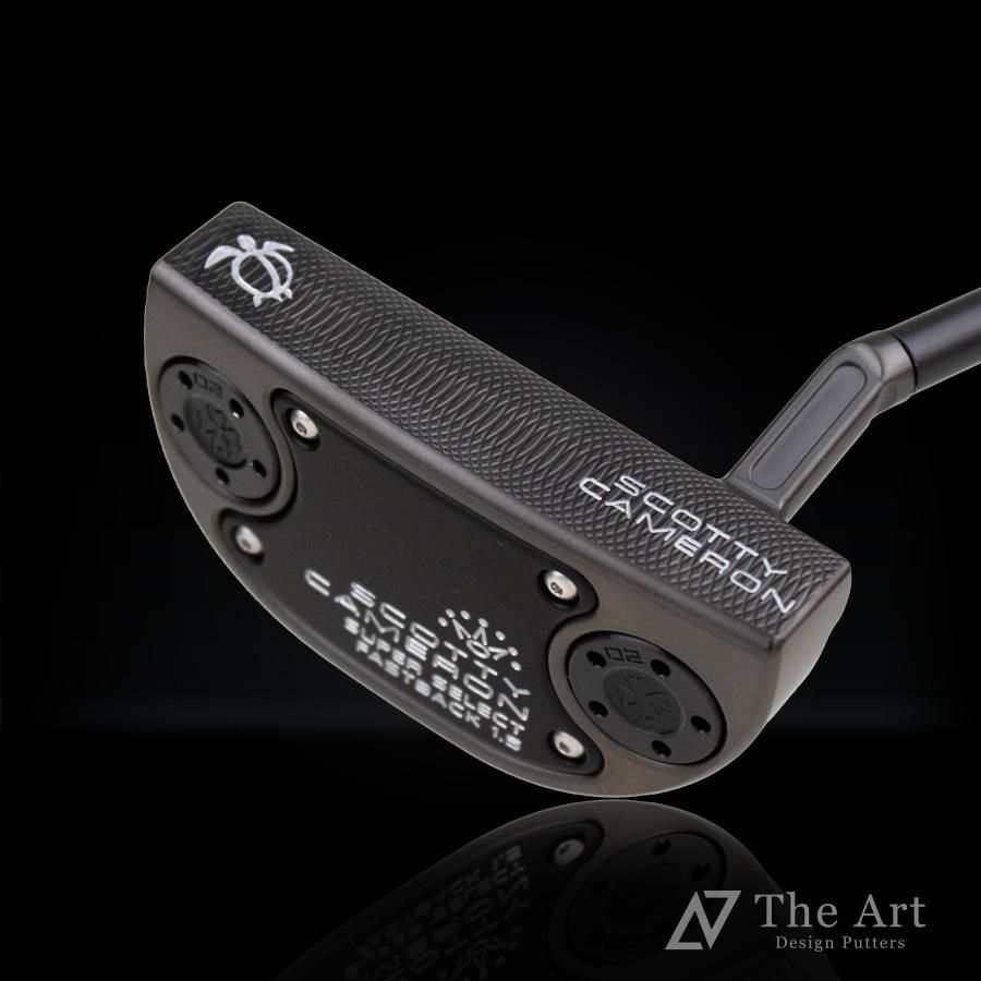 スコッティキャメロン (SCOTTY CAMERON) 2023 スーパーセレクト ファストバック1.5 [Hawaiian Honu] M  グロスブラック スタ