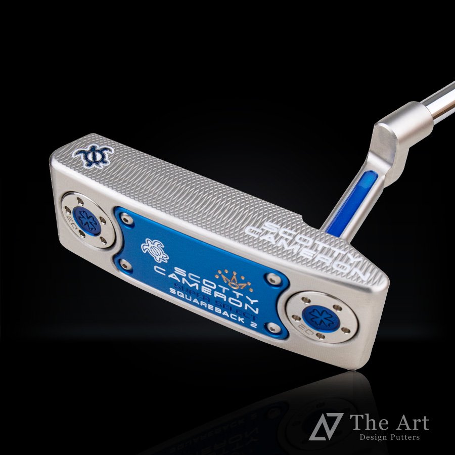 スコッティキャメロン (SCOTTY CAMERON) 2023 スーパーセレクト スクエアバック2 [Lucky Honu] ver.S  ブループレート