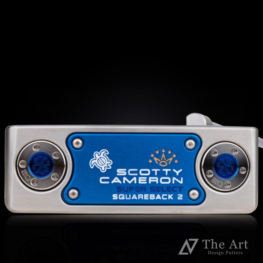 スコッティキャメロン (SCOTTY CAMERON) 2023 スーパーセレクト スクエアバック2 [Lucky Honu] ver.S  ブループレート