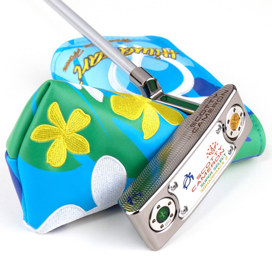 スコッティキャメロン (SCOTTY CAMERON) 2023 スーパーセレクト スクエアバック2 [Hawaiian Honu] ver.S  プラチナブラック