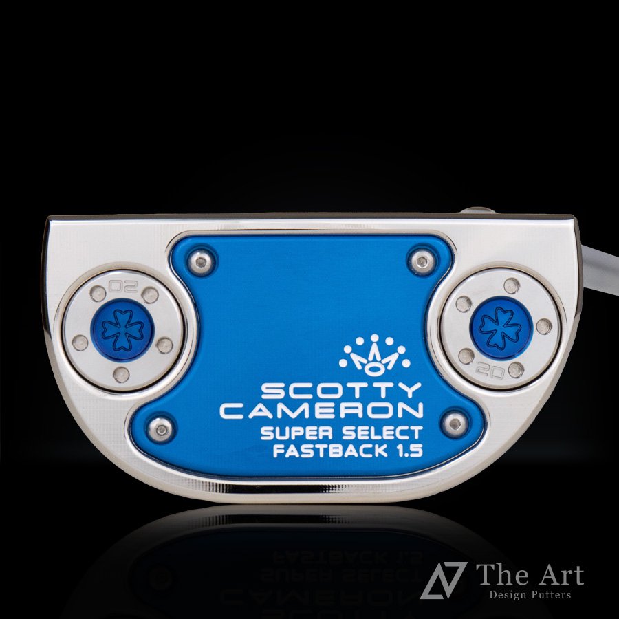 スコッティキャメロン (SCOTTY CAMERON) 2023 スーパーセレクト ファストバック1.5 [Lucky Honu] M  プラチナシャイン ブルー