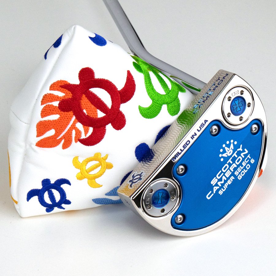 スコッティキャメロン (SCOTTY CAMERON) 2023 スーパーセレクト GOLO6 ゴーロー6 [Lucky Honu] M  プラチナシャイン ブルー