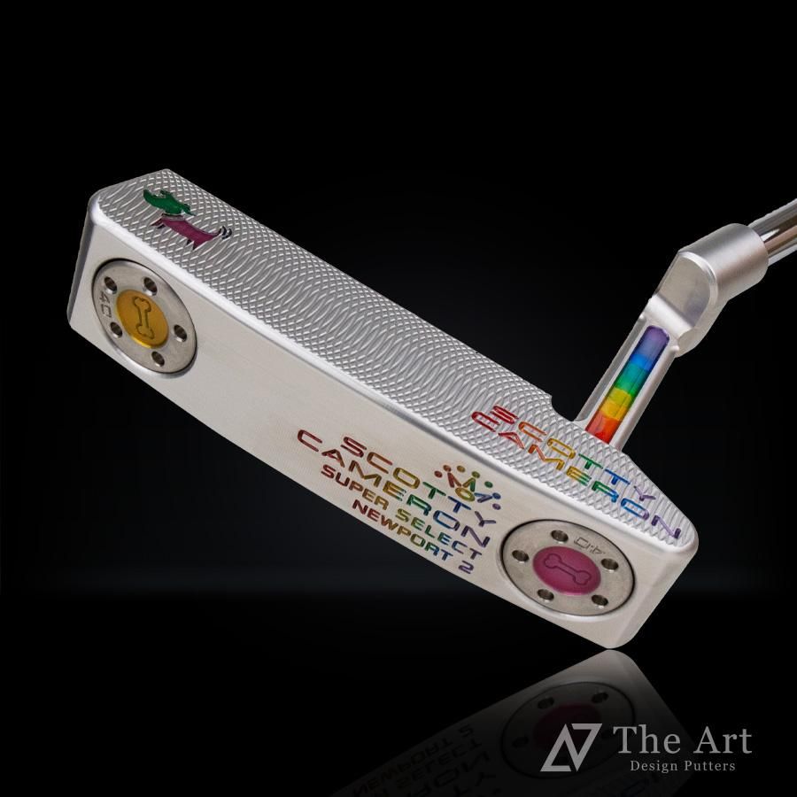 スコッティキャメロン (SCOTTY CAMERON) 2023 スーパーセレクト ニューポート2 [Happy Dog] M レインボー