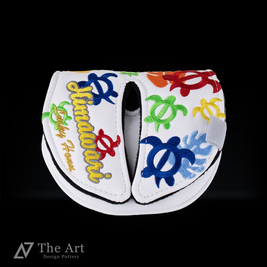 Lucky Honu] ホワイト The Art Design Putters [ミッドラウンド