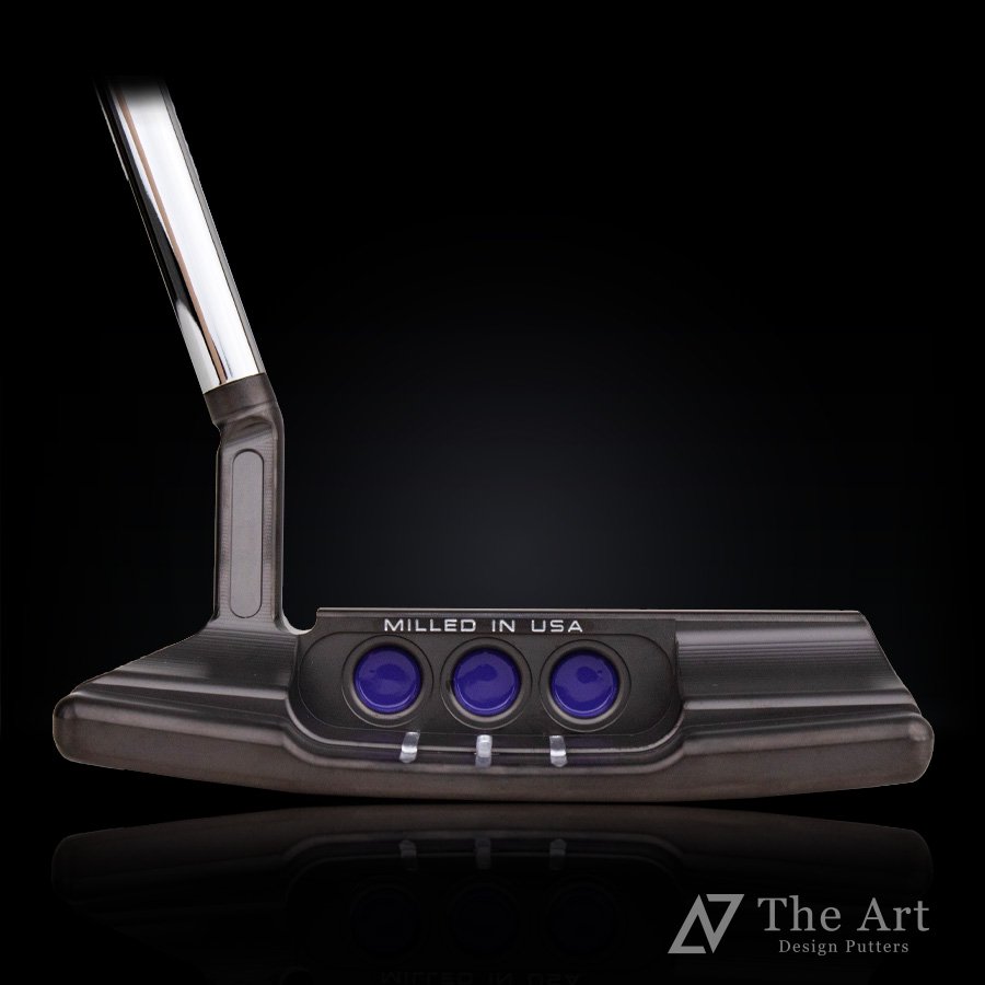 スコッティキャメロン (SCOTTY CAMERON) 2023 スーパーセレクト ニューポート2.5 プラス [Tiki] ver.S  グロスブラック パープル