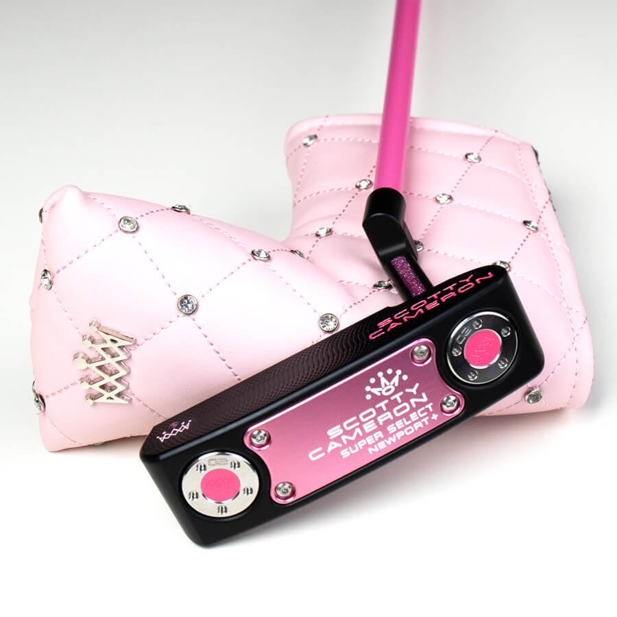 スコッティキャメロン (SCOTTY CAMERON) 2023 スーパーセレクト ニューポート プラス [Tiara] M アートブラック PINK  LAGOLF