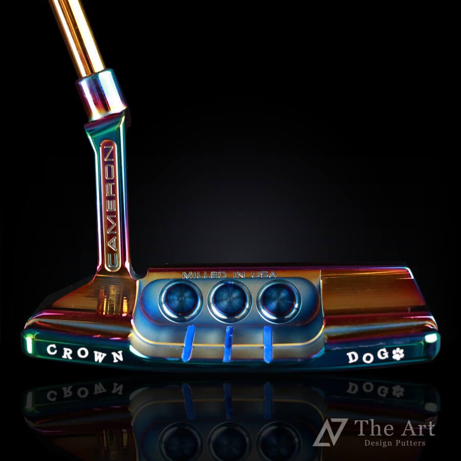 åƥ (SCOTTY CAMERON) 2023 ѡ쥯 Хå2 [Crown Dog] M ֥롼 PVD  3ܥե󥸥饤