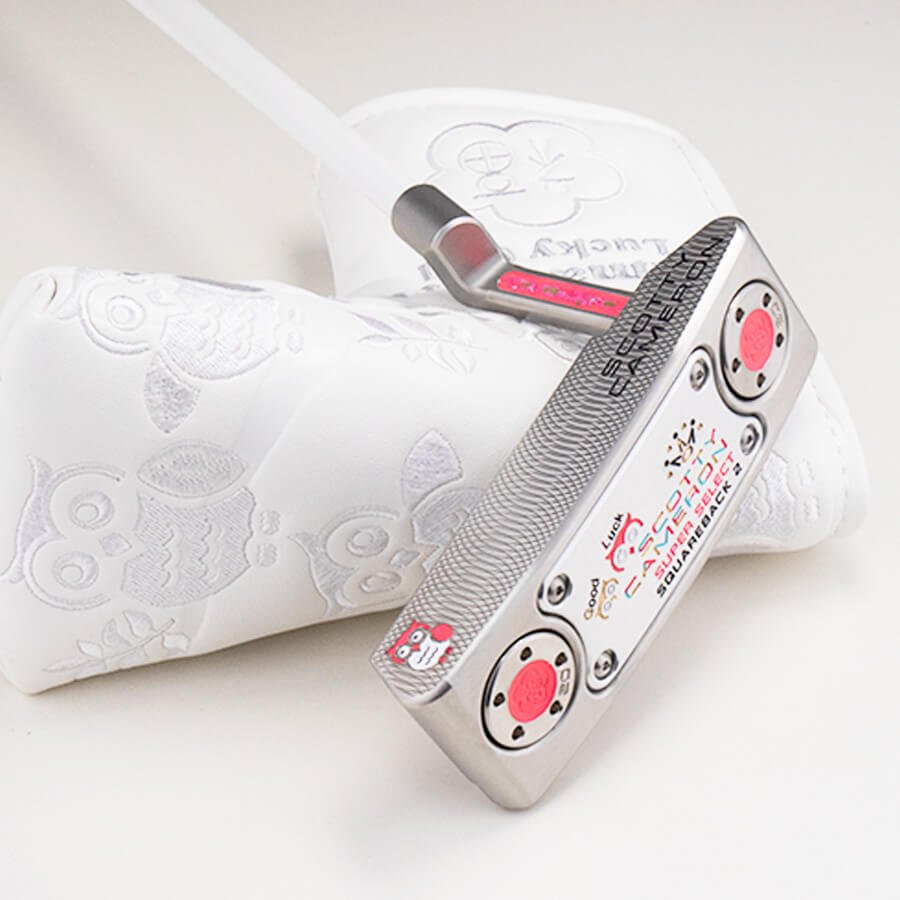 受注可】スコッティキャメロン (SCOTTY CAMERON) 2023 スーパーセレクト スクエアバック2 [Lucky Owll] ver.S  ピンクマーブル