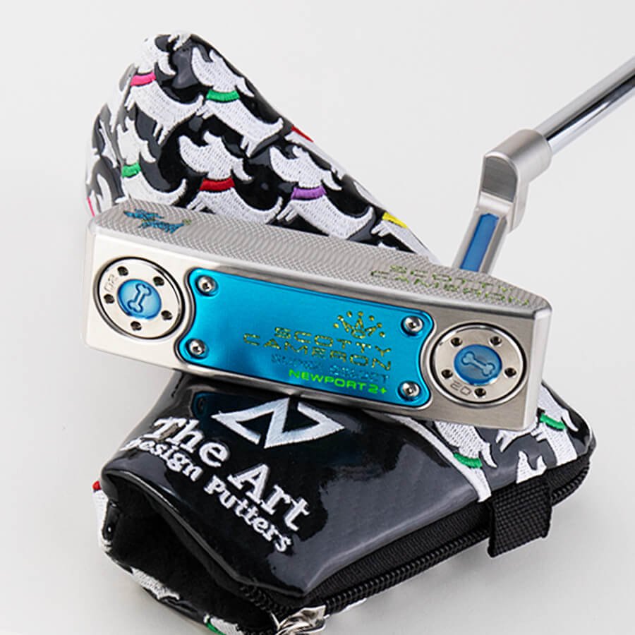 スコッティキャメロン (SCOTTY CAMERON) 2023 スーパーセレクト ニューポート2 プラス [Happy Dog] M スカイブルー