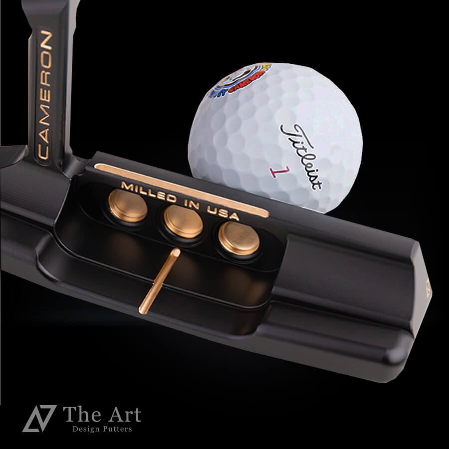 スコッティキャメロン (SCOTTY CAMERON) 2023 スーパーセレクト ニューポート2 [Sideface Skull] M  アートブラックフィニッシュ