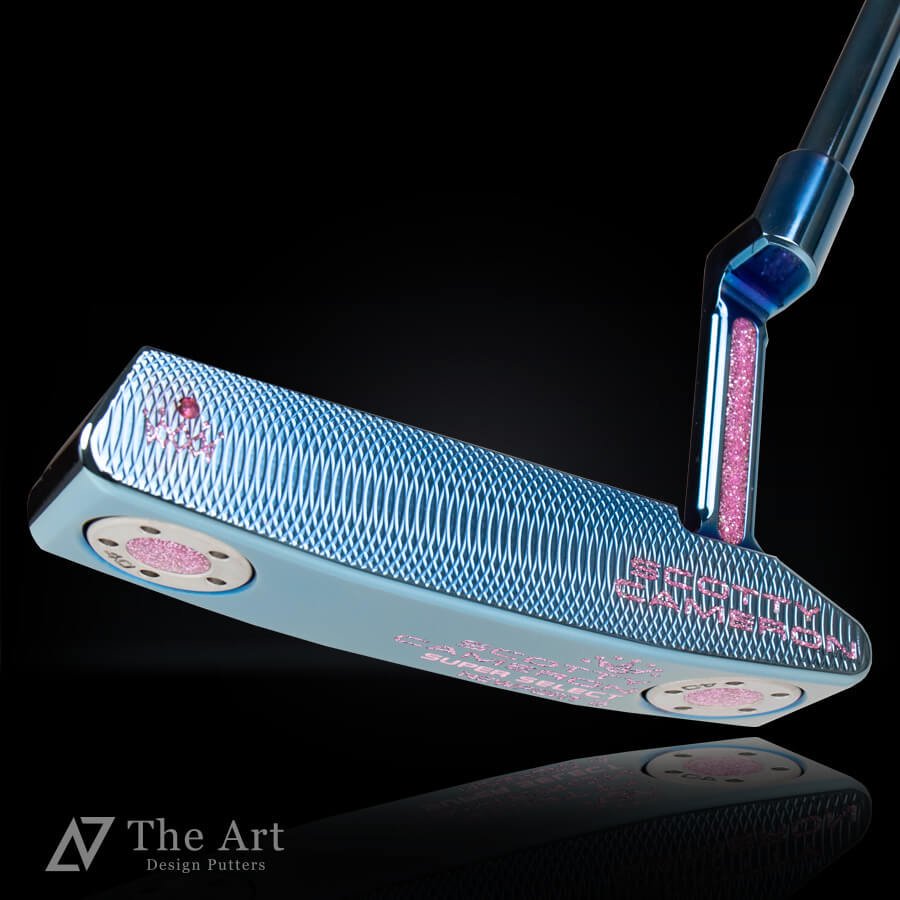 スコッティキャメロン (SCOTTY CAMERON) 2023 スーパーセレクト ニューポート2 [Tiara] M ピンクラメ ブルーパール ブルー