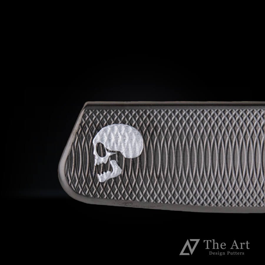 スコッティキャメロン (SCOTTY CAMERON) 2023 スーパーセレクト スクエアバック2 [Sideface Skull] M  グロスブラック ダイヤモンド