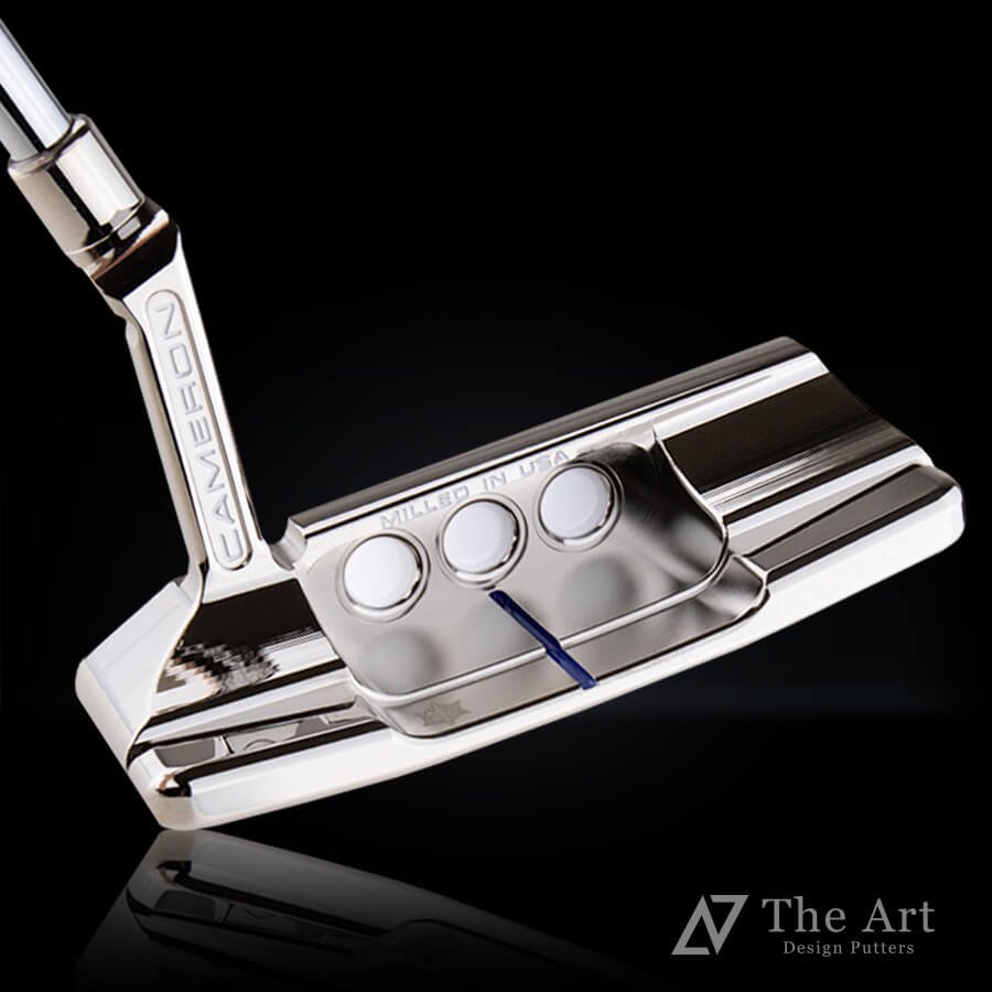 受注可】スコッティキャメロン (SCOTTY CAMERON) 2023 スーパーセレクト スクエアバック2 [Snowflake] ver.S+  プラチナシャイン ロイヤルブルー