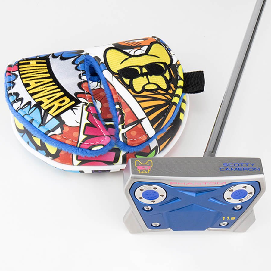 スコッティキャメロン (SCOTTY CAMERON) 2022 ファントム X11.5 [Mr.Bulldog] M シルバーミスト  センターシャフト ブルー