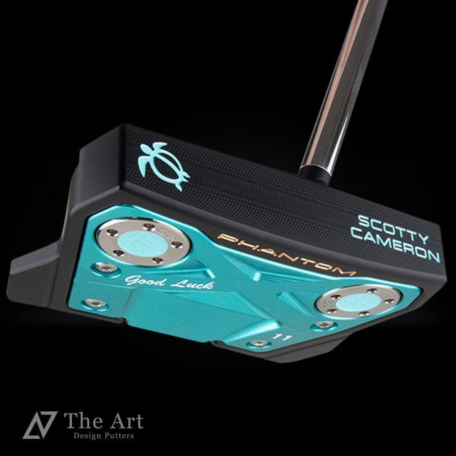 スコッティキャメロン (SCOTTY CAMERON) 2022 ファントムシリーズ ファントムX11 [Hawaiian Honu]  センターシャフト & Newパドル