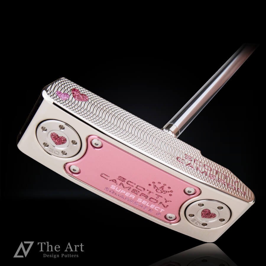 スコッティキャメロン (SCOTTY CAMERON) スーパーセレクト スクエアバック2 [Lovely Heart] プラチナシャイン  センターシャフト ハート