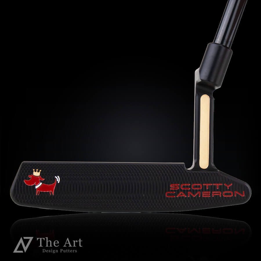 スコッティキャメロン (SCOTTY CAMERON) 2023 スーパーセレクト ニューポート2 [Crown Dog] M Red & Gold