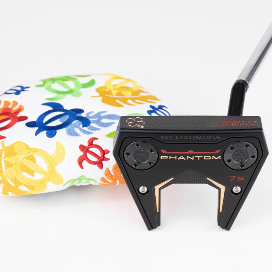 スコッティキャメロン (SCOTTY CAMERON) 2024 ファントム7.5 [Lucky Clover] M+ アートブラックフィニッシュ  ゴールド