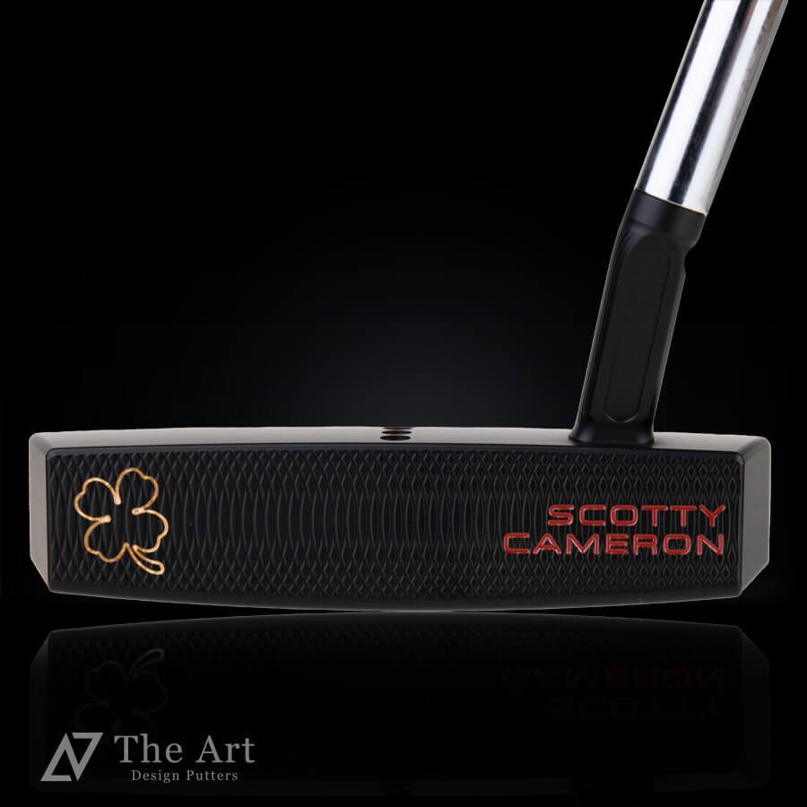 スコッティキャメロン (SCOTTY CAMERON) 2024 ファントム7.5 [Lucky Clover] M+ アートブラックフィニッシュ  ゴールド