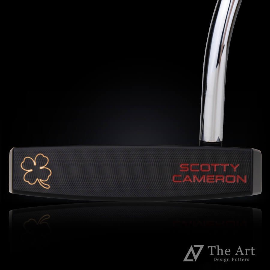 スコッティキャメロン (SCOTTY CAMERON) 2022 ファントムシリーズ ファントムX11.5 [Lucky Clover]  アートブラックフィニッシュ ゴールド