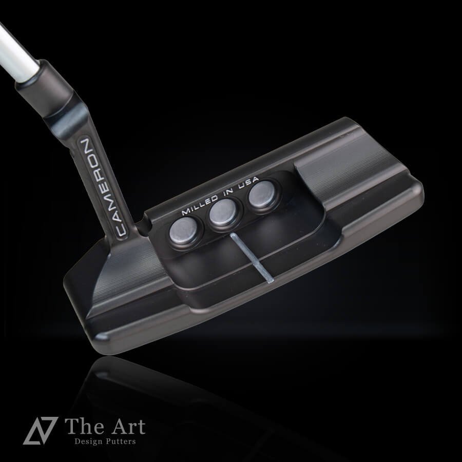 スコッティキャメロン (SCOTTY CAMERON) 2023 スーパーセレクト スクエアバック2 [Hawaiian Honu] M  グロスブラック シルバー