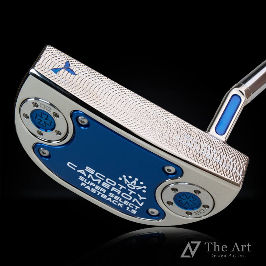 スコッティキャメロン (SCOTTY CAMERON) 2023 スーパーセレクト ファストバック1.5 [Lucky Kohola] M  プラチナシャイン ブルー