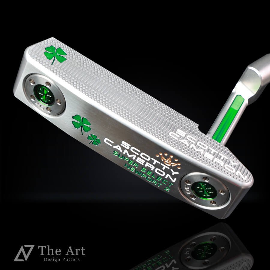 スコッティキャメロン (SCOTTY CAMERON) 2023 スーパーセレクト ニューポート2 [Lucky Clover] ver.S+  クリアグリーン