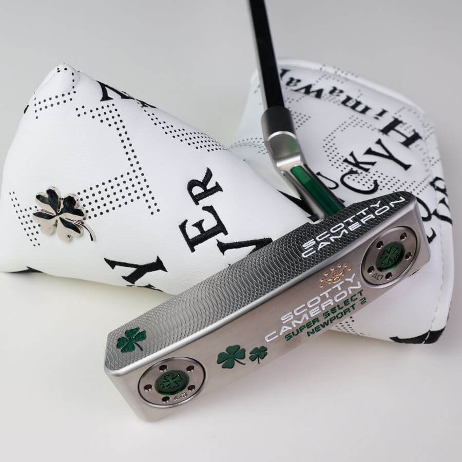 スコッティキャメロン (SCOTTY CAMERON) 2023 スーパーセレクト ニューポート2 [Lucky Clover] ver.S+  クリアグリーン