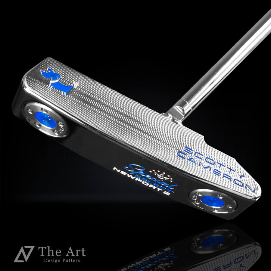 スコッティキャメロン (SCOTTY CAMERON) 2020 スペシャルセレクト ニューポート2 [Happy Dog] M プラチナシャイン  センター