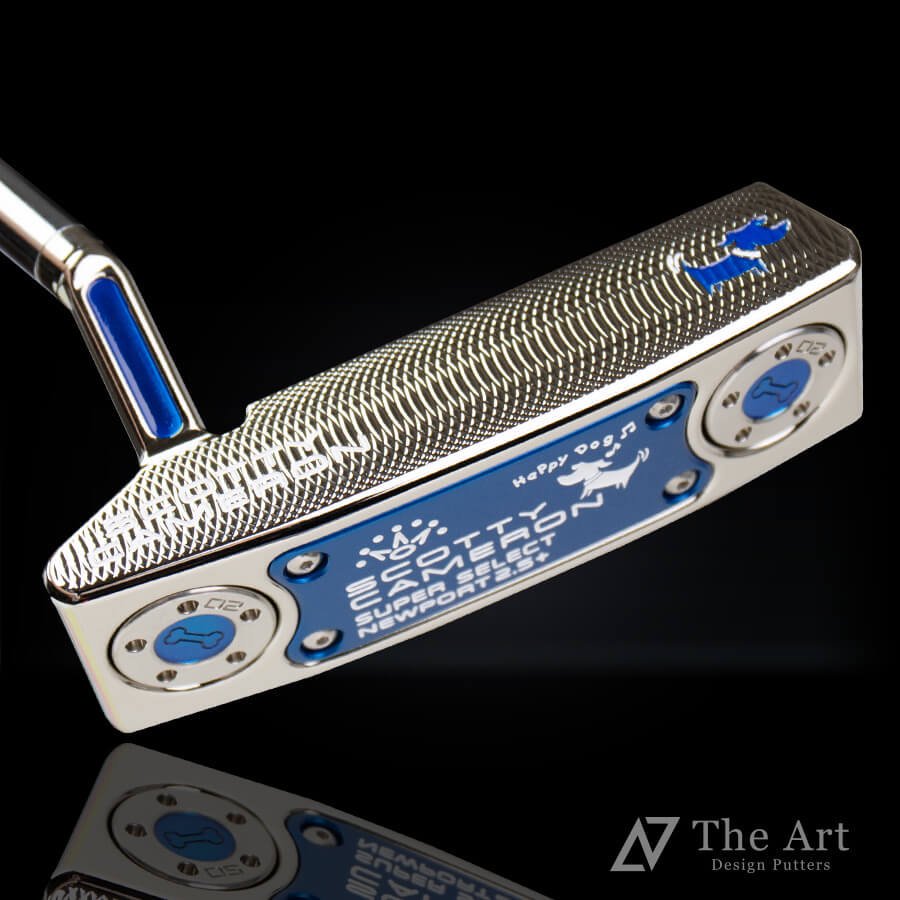 スコッティキャメロン (SCOTTY CAMERON) 2023 スーパーセレクト ニューポート2.5 プラス [Happy Dog] ver.S  プラチナ