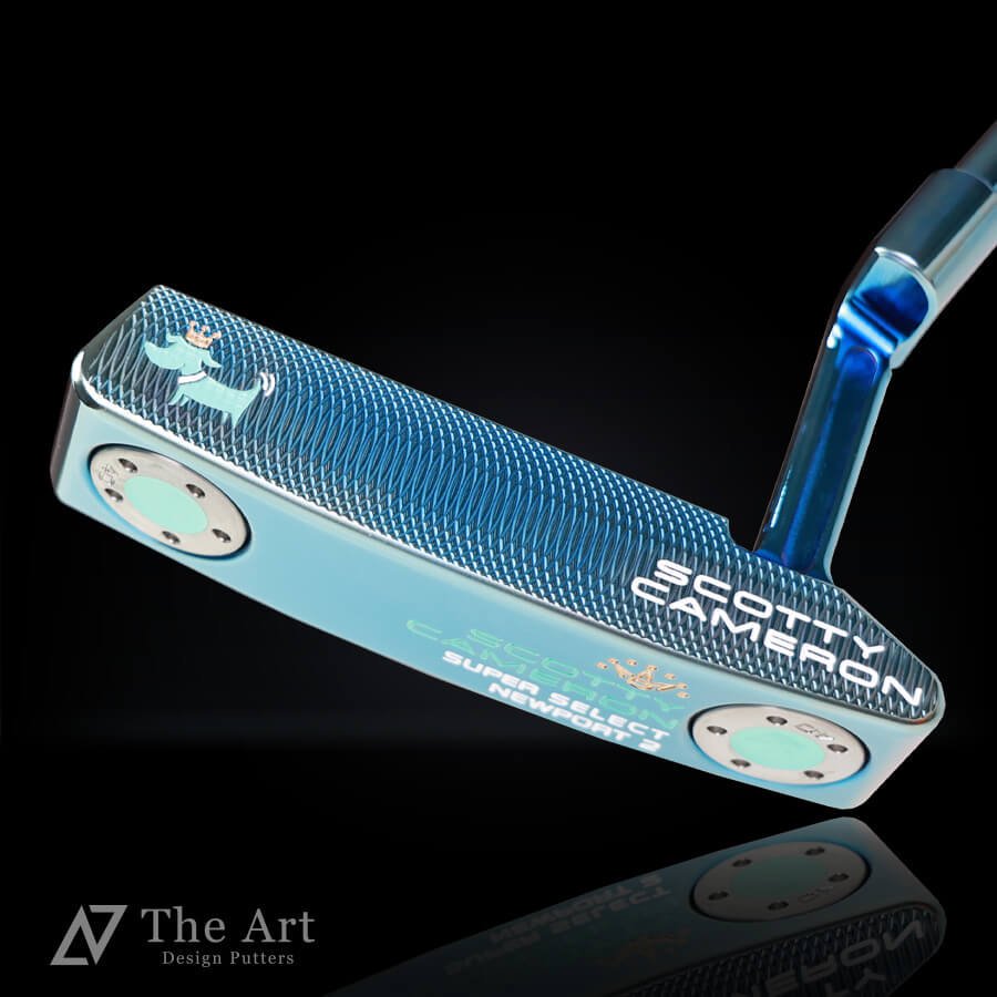 スコッティキャメロン (SCOTTY CAMERON) 2023 スーパーセレクト ニューポート2 [Crown Dog] M+ ブルーパール  ターコイズ