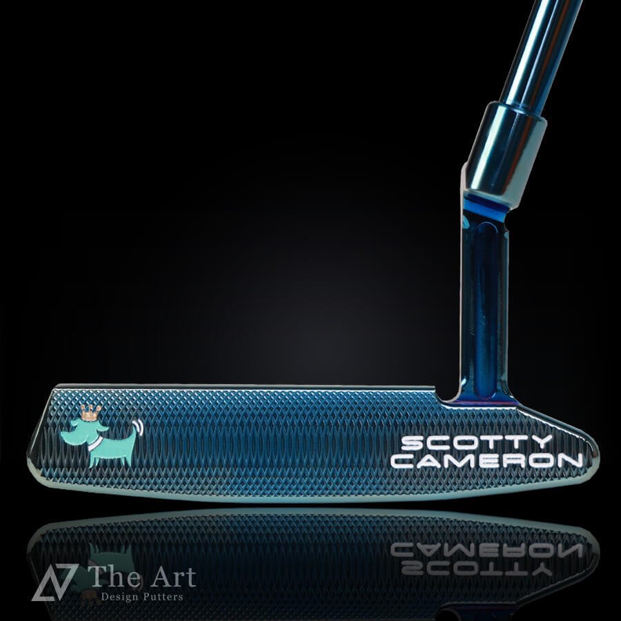 スコッティキャメロン (SCOTTY CAMERON) 2023 スーパーセレクト ニューポート2 [Crown Dog] M+ ブルーパール  ターコイズ